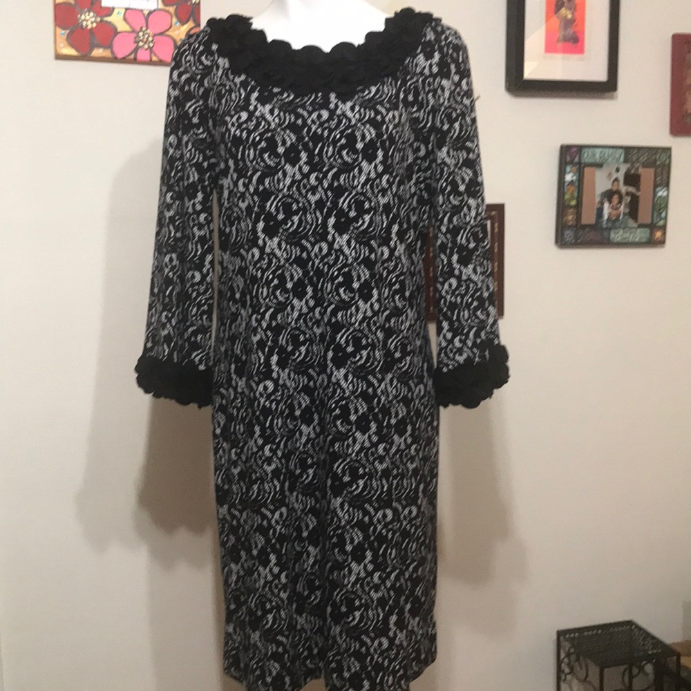 Alfani B & W cocktail dress NWOT